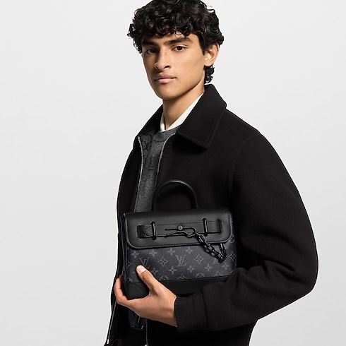 Steamer PM Monogram Eclipse in Men's Bags All Collections collections by Louis Vuitton (Product zoom)