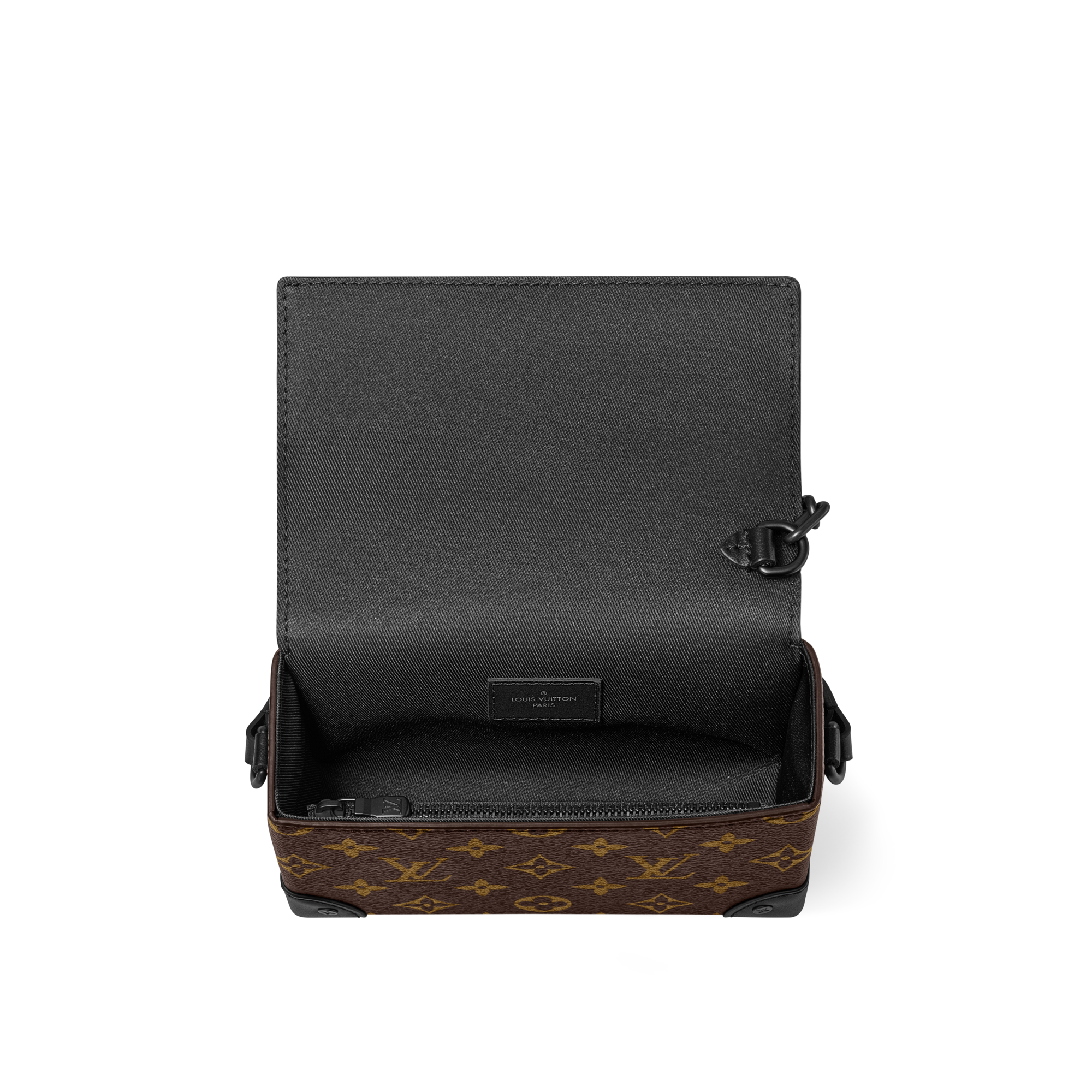 Steamer Wearable Wallet Monogram Macassar Canvas in Men