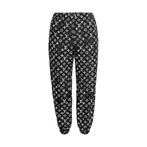 Stencil-Effect Monogram Jogging Trousers in Women's Ready-to-Wear Trousers collections by Louis Vuitton (Product zoom)