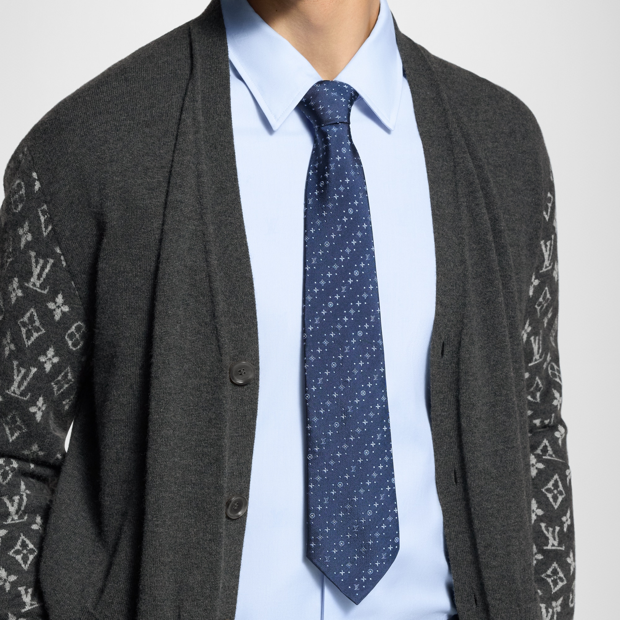 Stormy Monogram Tie S00 in Men