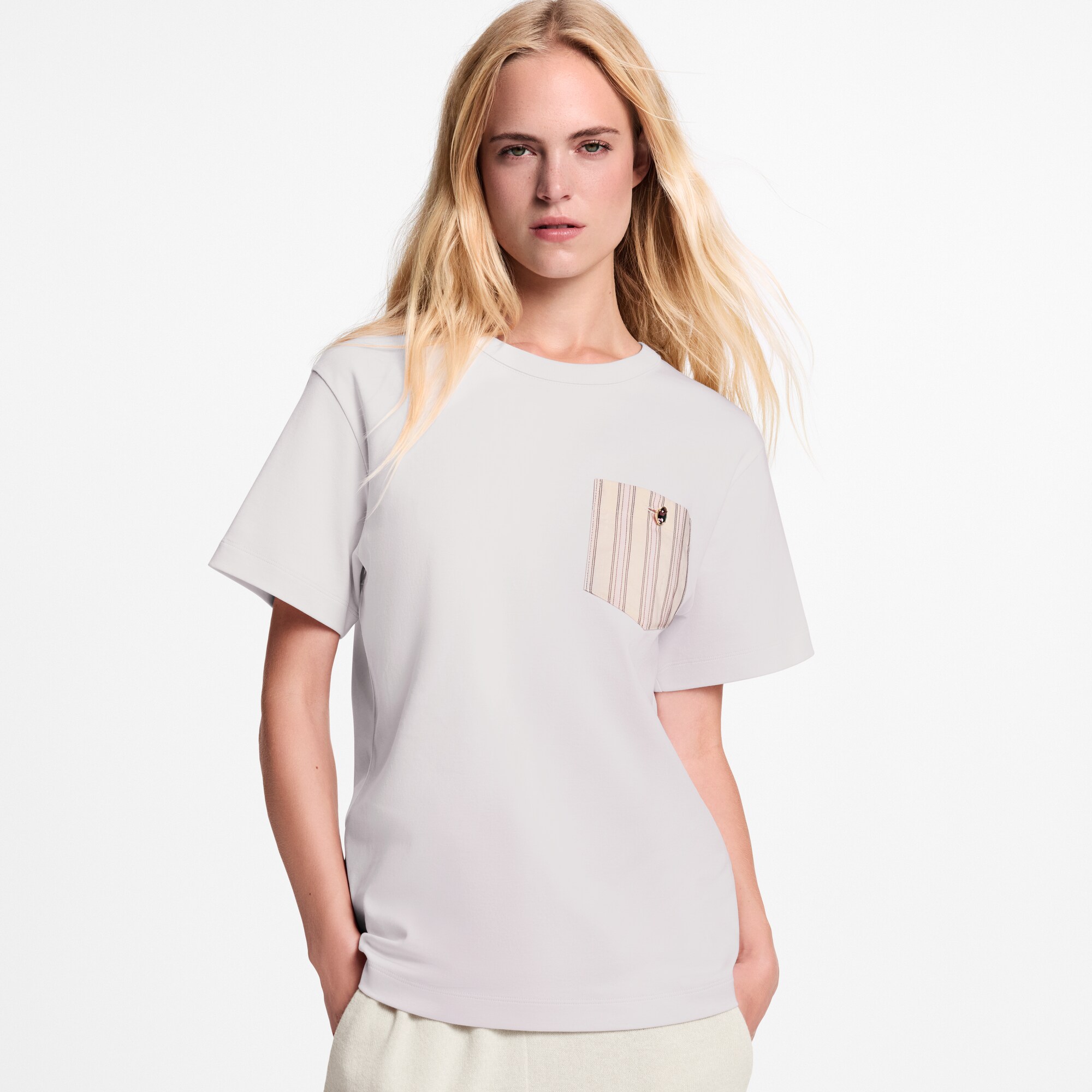 Stripe Pocket T-Shirt - Ready-to-Wear | LOUIS VUITTON