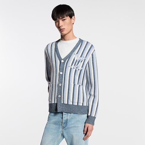 Striped Jacquard Cardigan in Men's Ready-to-Wear All Ready-to-Wear collections by Louis Vuitton (Product zoom)