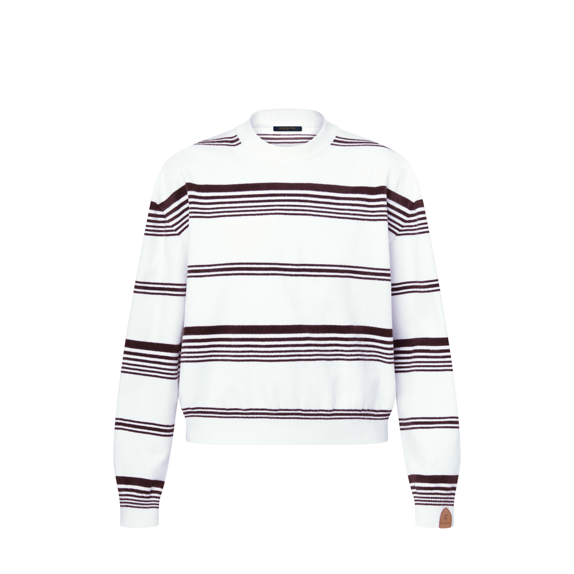 Striped Knit Pullover  in Women
