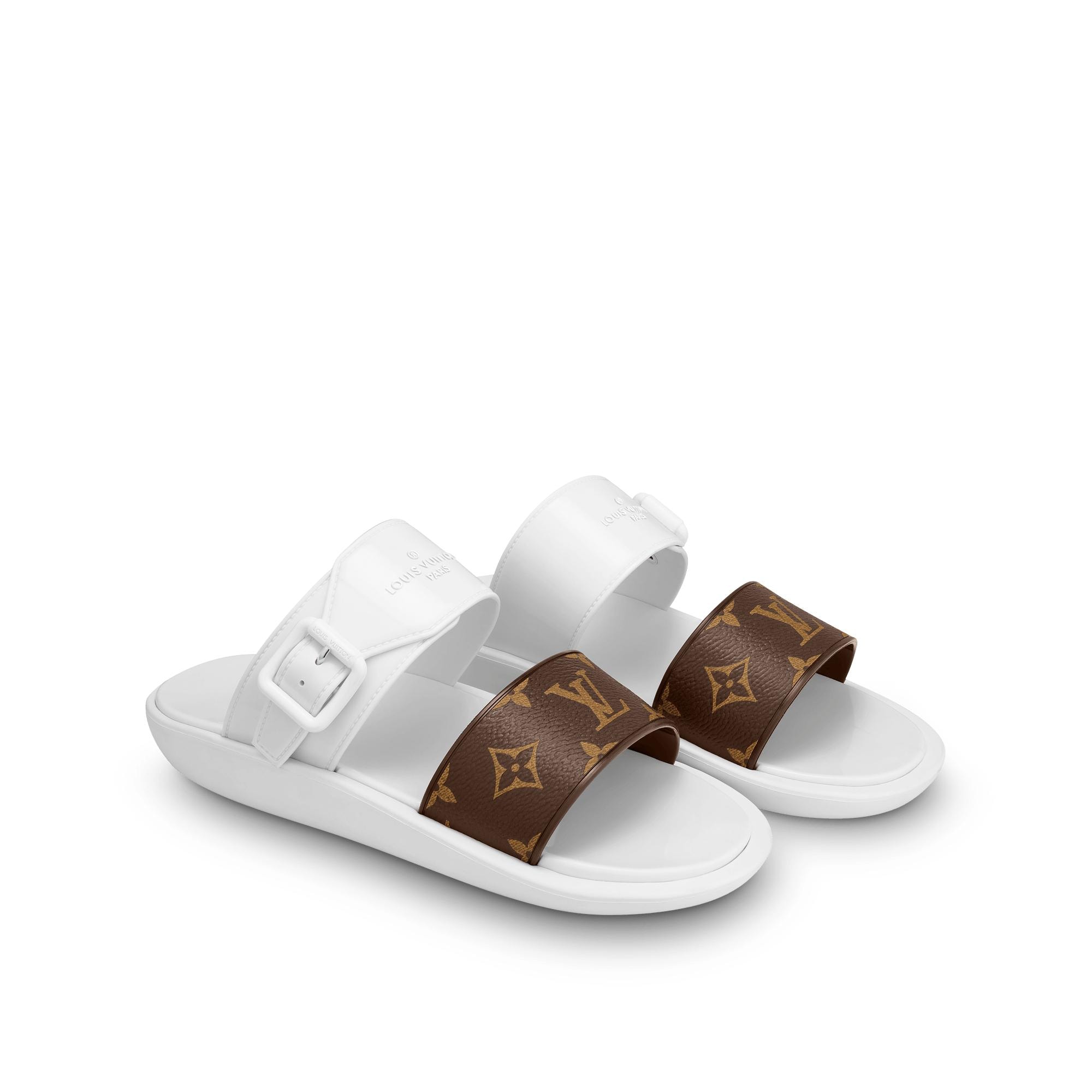 louis vuitton flat mule slippers