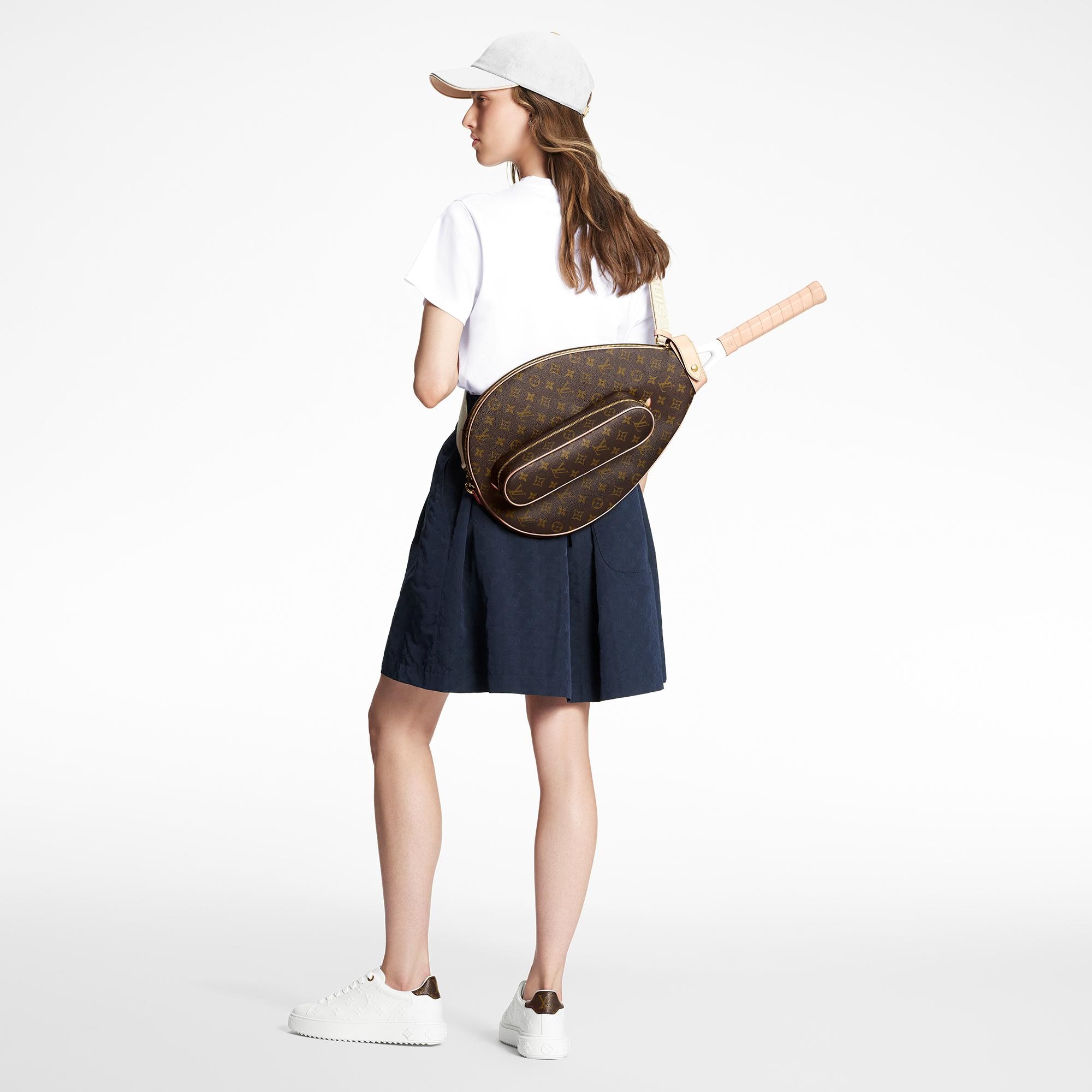 Suzanne Etui Racket Pouch Monogram Canvas in Trunks, Travel and Home