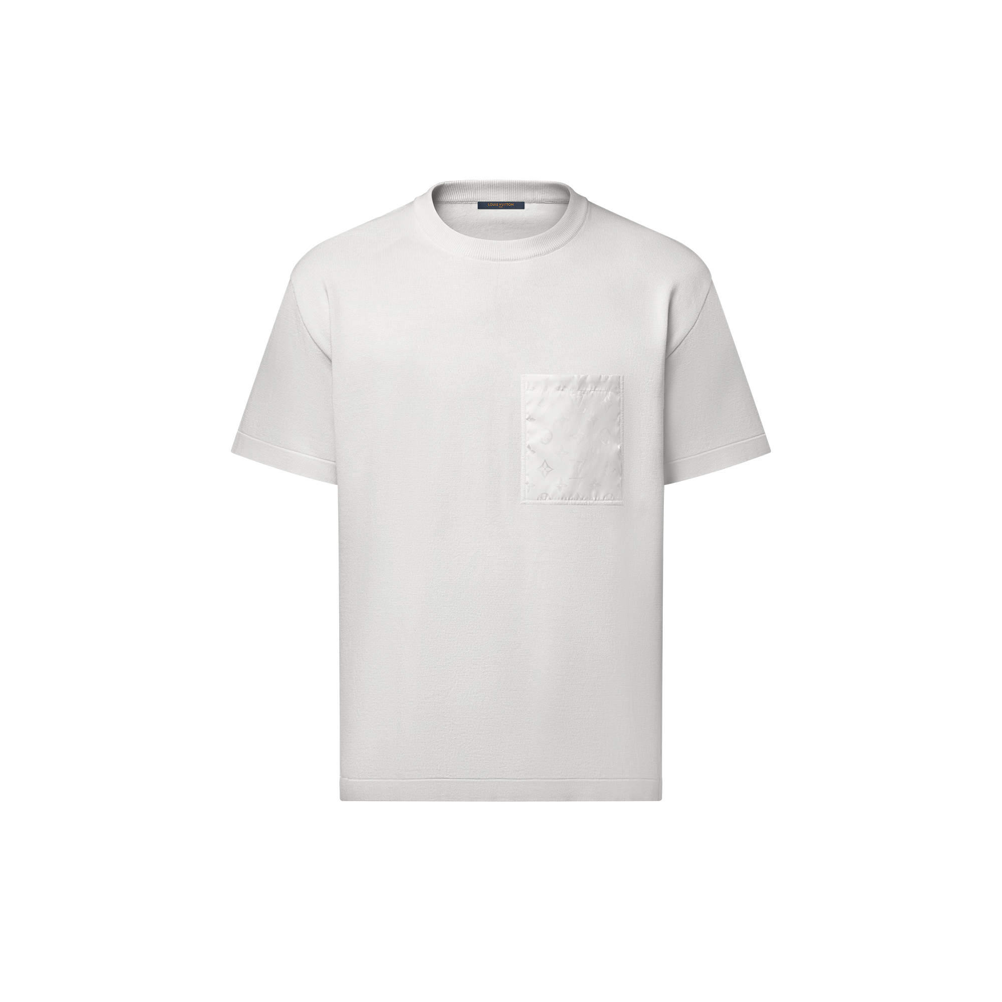 T-Shirt With Monogram Nylon Details  in Men