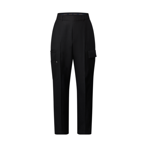 Tailored Wool Cargo Pants in Men's Ready-to-Wear Trousers collections by Louis Vuitton (Product zoom)