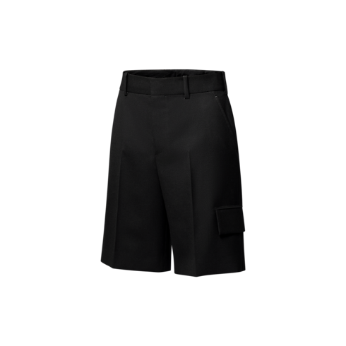 Tailored Wool Cargo Shorts in Men's Ready-to-Wear Trousers collections by Louis Vuitton (Product zoom)