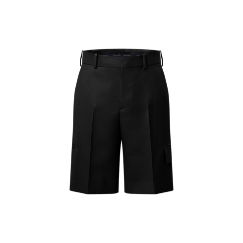 Tailored Wool Cargo Shorts in Men's Ready-to-Wear Trousers collections by Louis Vuitton (Product zoom)
