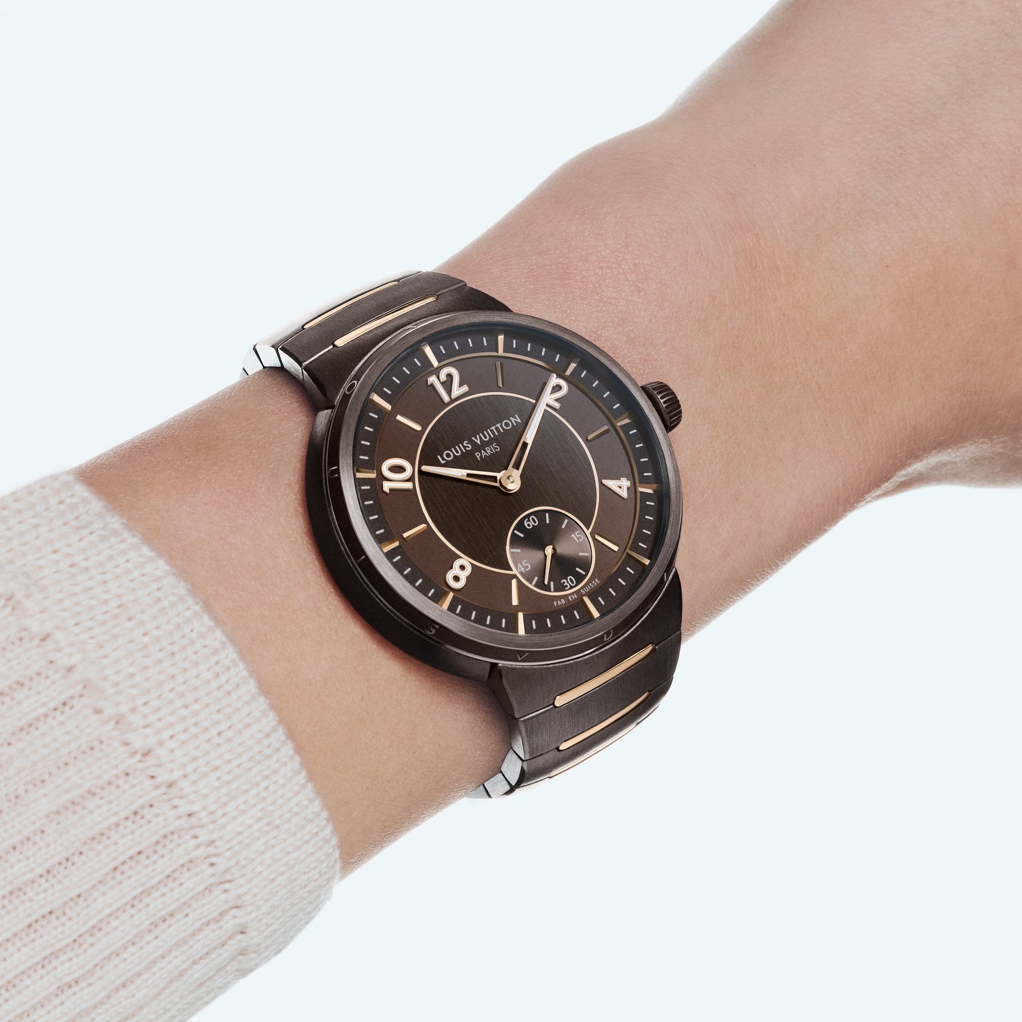 Tambour, Automatic, 40mm, Ceramic and Rose Gold  in Watches