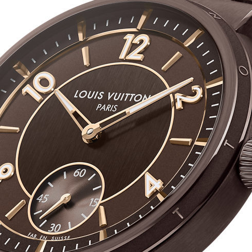 Tambour, Automatic, 40mm, Ceramic and Rose Gold in Watches's All Watches } collections by Louis Vuitton (Product zoom)