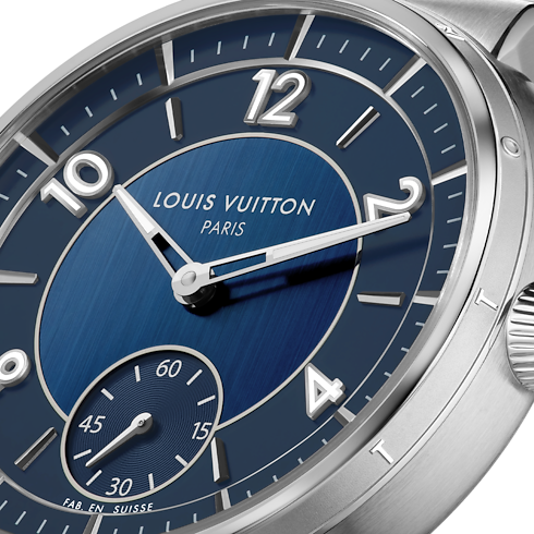 Tambour, Automatic, 40mm, Steel in Watches's All Watches } collections by Louis Vuitton (Product zoom)