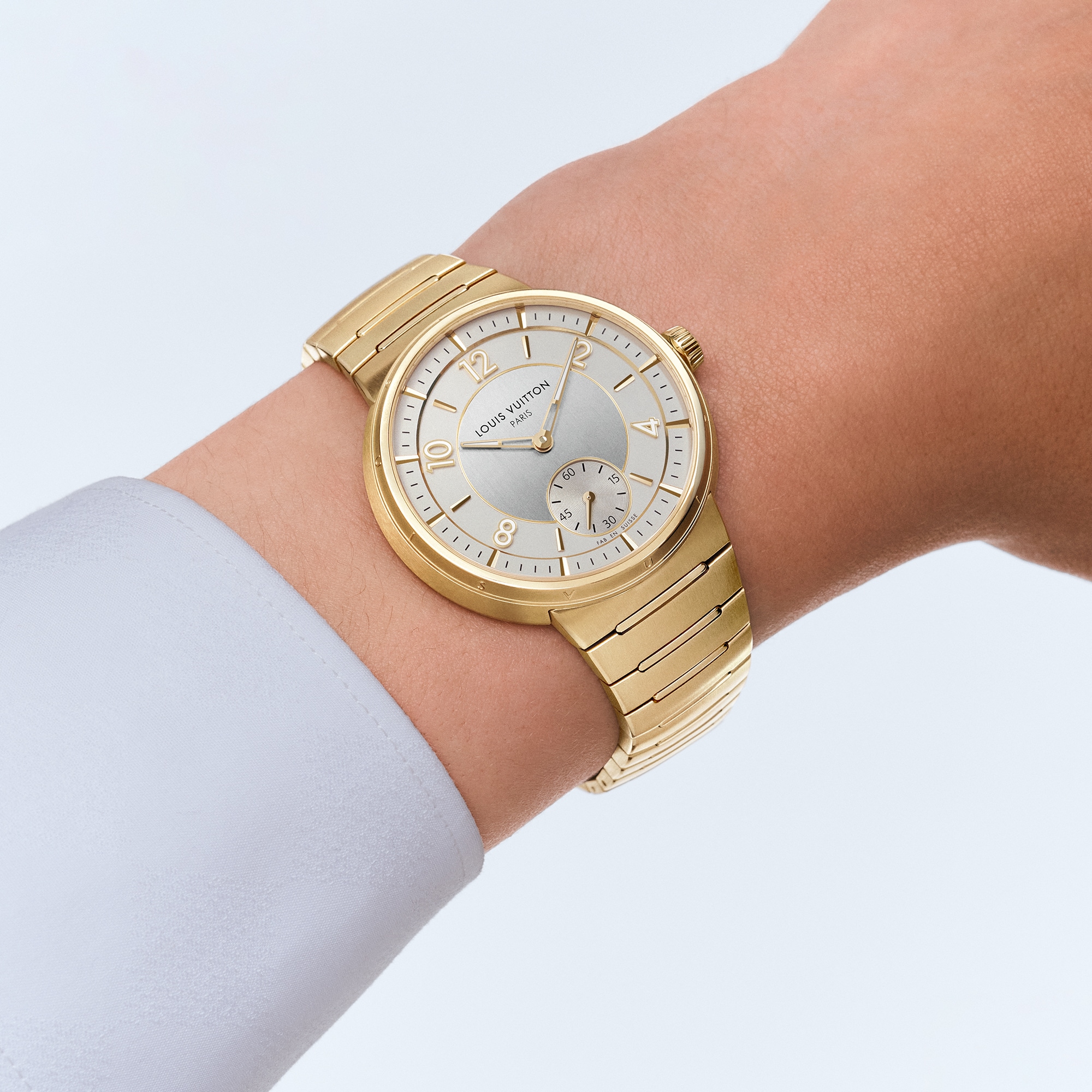 Tambour, Automatic, 40mm, Yellow gold  in Watches