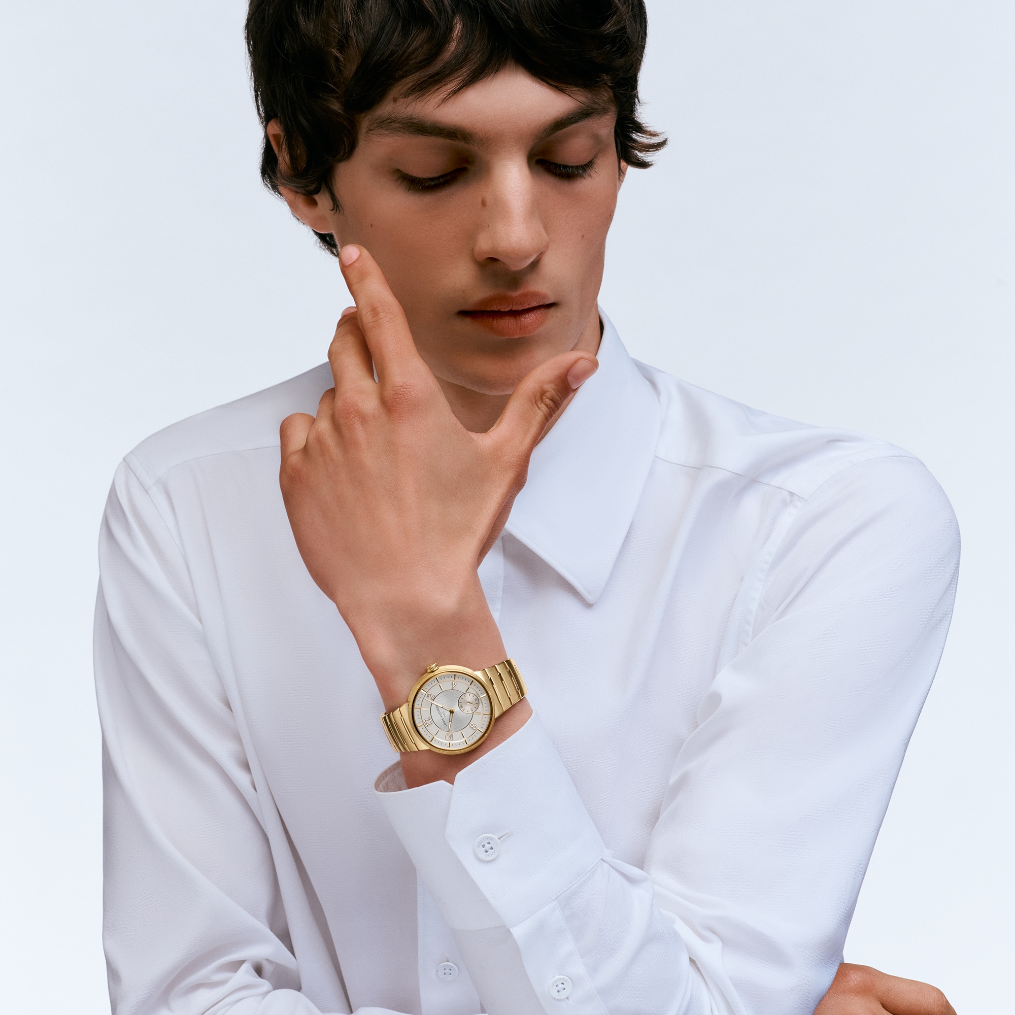 Tambour, Automatic, 40mm, Yellow gold  in Watches