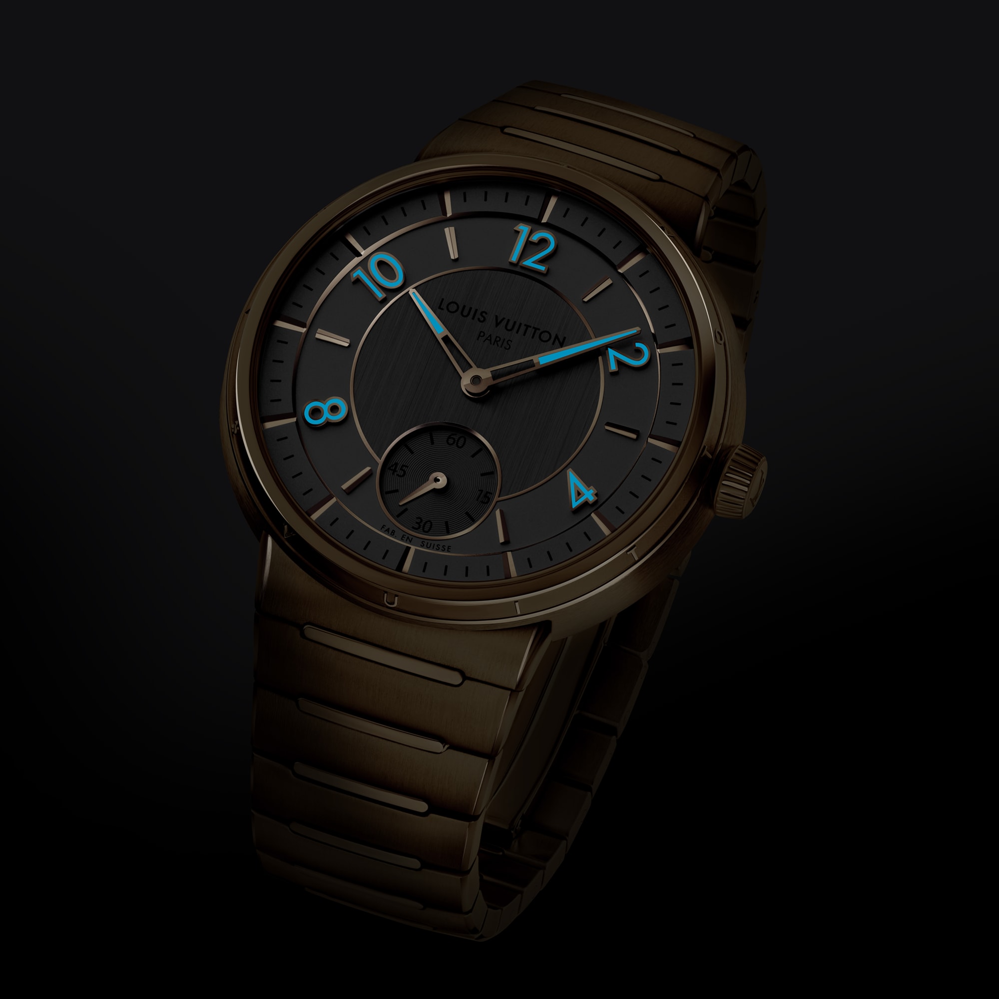 Tambour, Automatic, 40mm, Yellow gold  in Watches