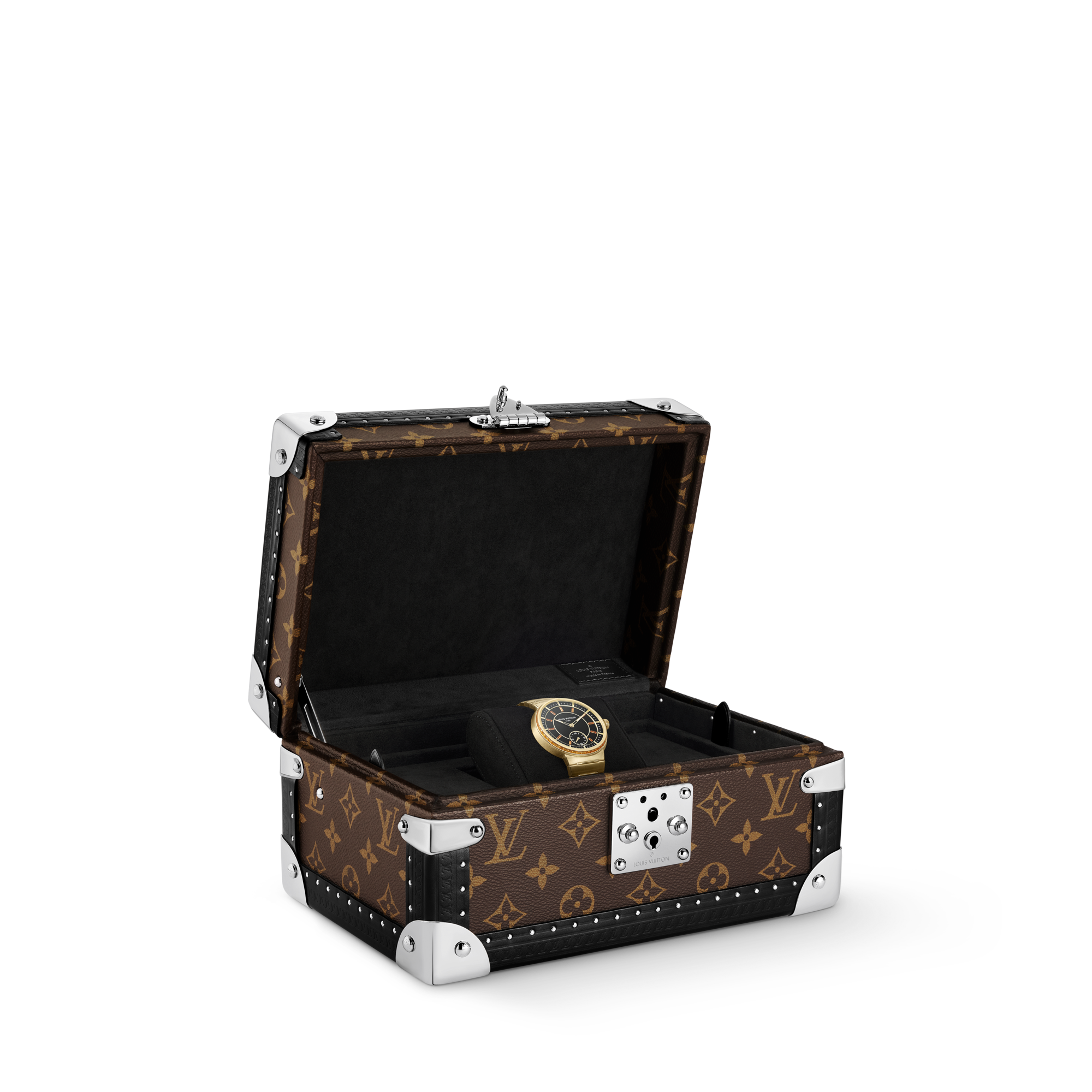 Tambour, Automatic, 40mm, Yellow Gold, onyx, sapphires  in Watches