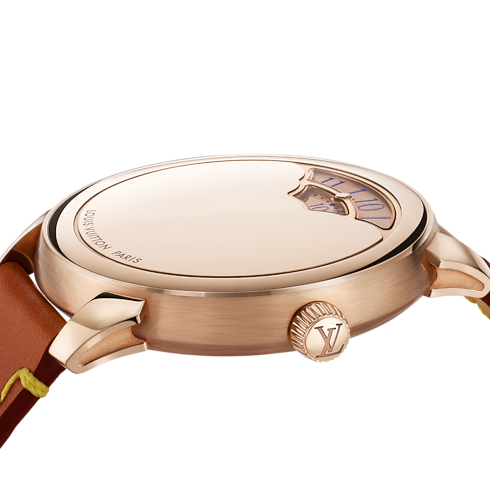 Tambour Convergence, Automatic, 37mm, Rose Gold in Watches's All Watches } collections by Louis Vuitton (Product zoom)