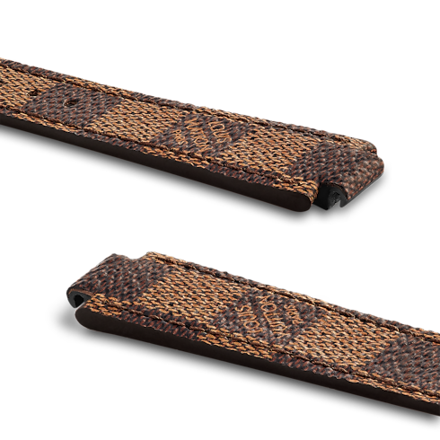 Tambour Damier Ebène Canvas strap in Women's Jewellery My LV Tambour collections by Louis Vuitton (Product zoom)