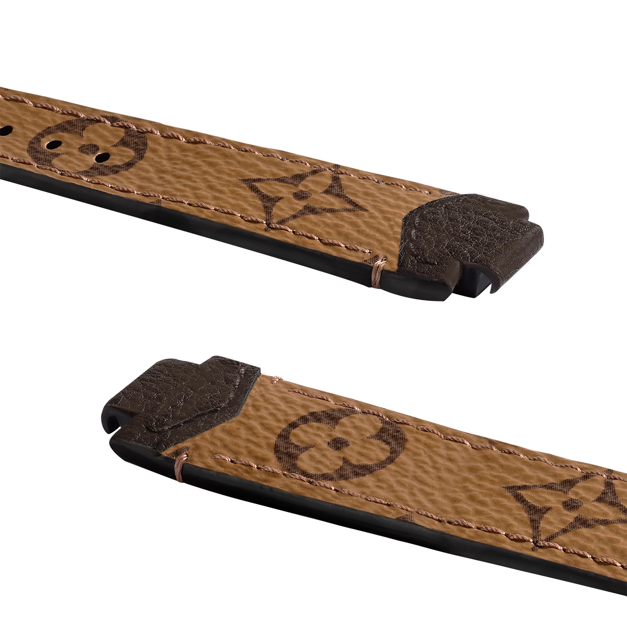 Tambour Monogram Canvas Strap  in Watches