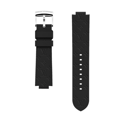 Tambour Monogram rubber strap in Watches's Connected Watches Connected Watches Straps & Accessories collections by Louis Vuitton (Product zoom)