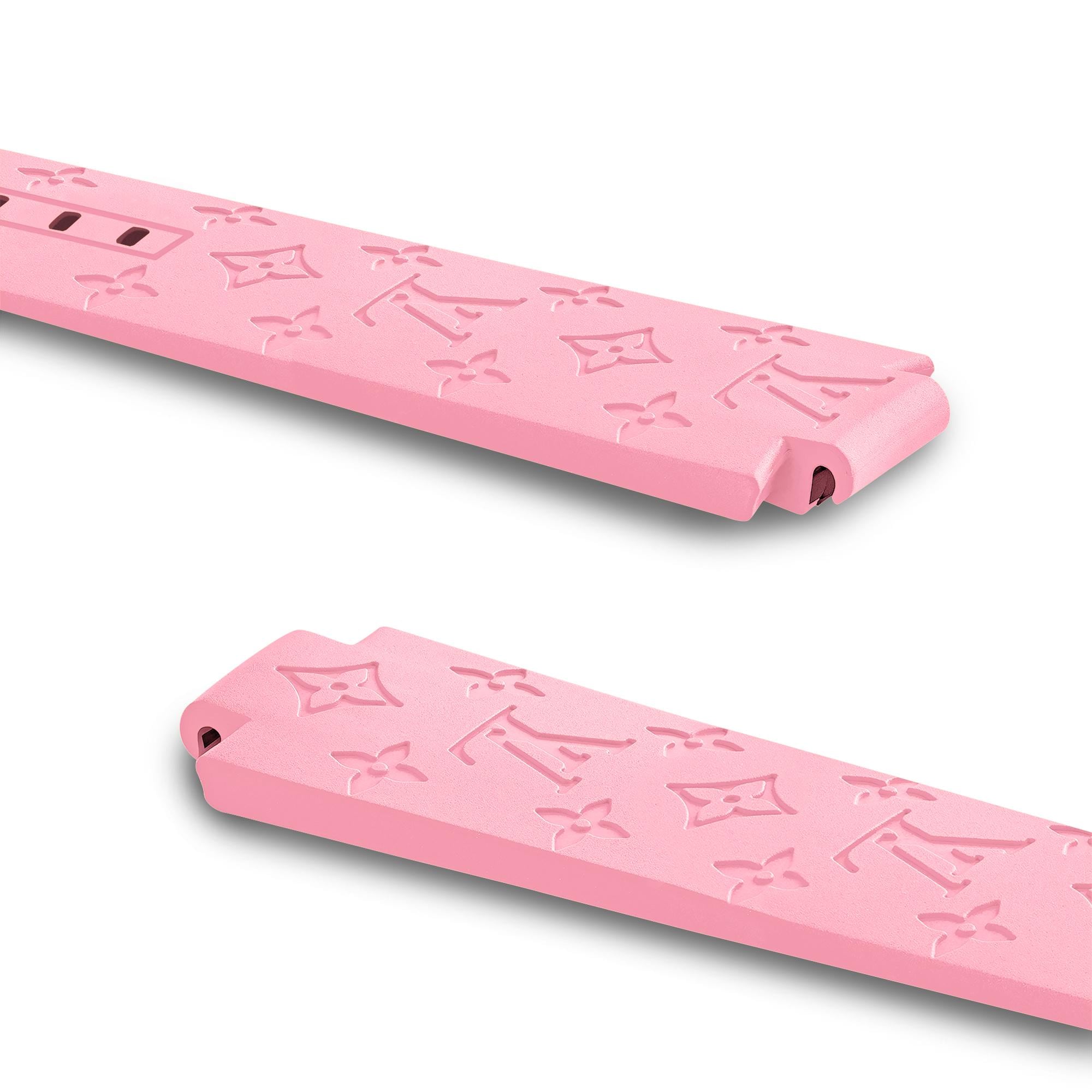 Tambour Monogram rubber strap  in Watches