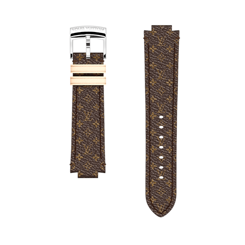 Tambour Nanomonogram Canvas Strap in Women's Jewellery My LV Tambour collections by Louis Vuitton (Product zoom)