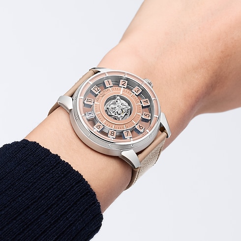 Tambour Spin Time Air Flying Tourbillon, Automatic, 42.5mm, Platinum in Watches's All Watches } collections by Louis Vuitton (Product zoom)