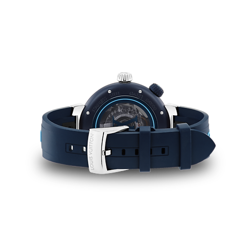 Tambour Street Diver, automatic, 44mm, steel in Watches's All Watches } collections by Louis Vuitton (Product zoom)