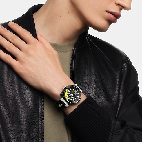 Tambour Street Diver, automatic, 44mm, steel in Watches's All Watches } collections by Louis Vuitton (Product zoom)