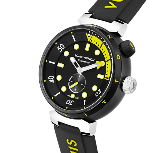 Tambour Street Diver, automatic, 44mm, steel in Watches's All Watches } collections by Louis Vuitton (Product zoom)
