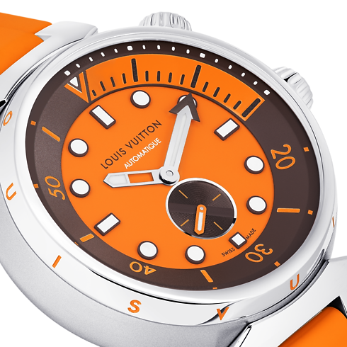Tambour Street Diver, automatic, 44mm, steel in Watches's All Watches } collections by Louis Vuitton (Product zoom)