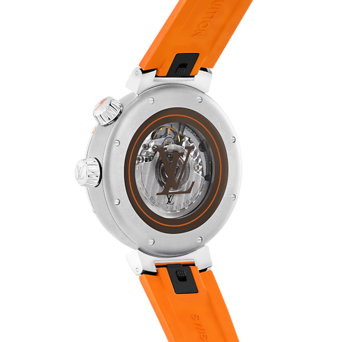 Tambour Street Diver, automatic, 44mm, steel in Watches's All Watches } collections by Louis Vuitton (Product zoom)