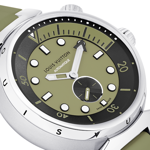 Tambour Street Diver, automatic, 44mm, steel in Watches's All Watches } collections by Louis Vuitton (Product zoom)
