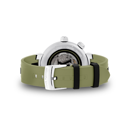 Tambour Street Diver, automatic, 44mm, steel in Watches's All Watches } collections by Louis Vuitton (Product zoom)