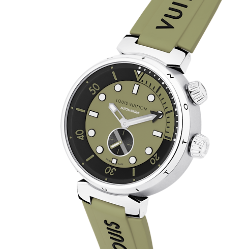 Tambour Street Diver, automatic, 44mm, steel in Watches's All Watches } collections by Louis Vuitton (Product zoom)