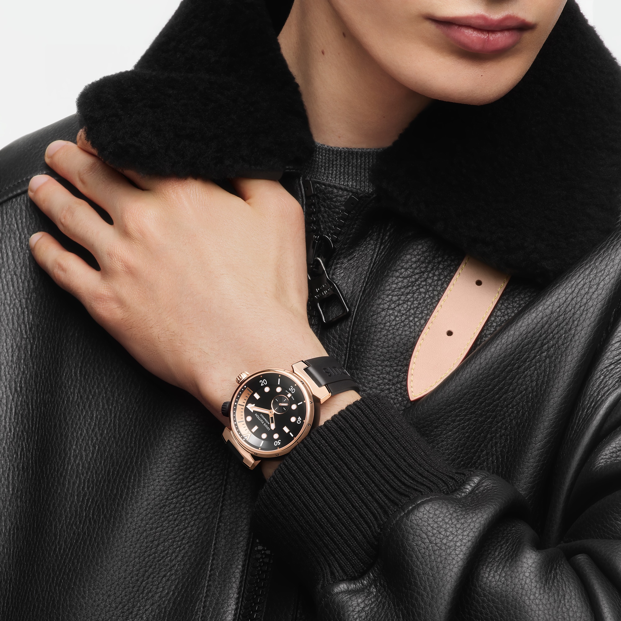 Tambour Street Diver, Automatic, 44mm, Steel and pink gold  in Watches
