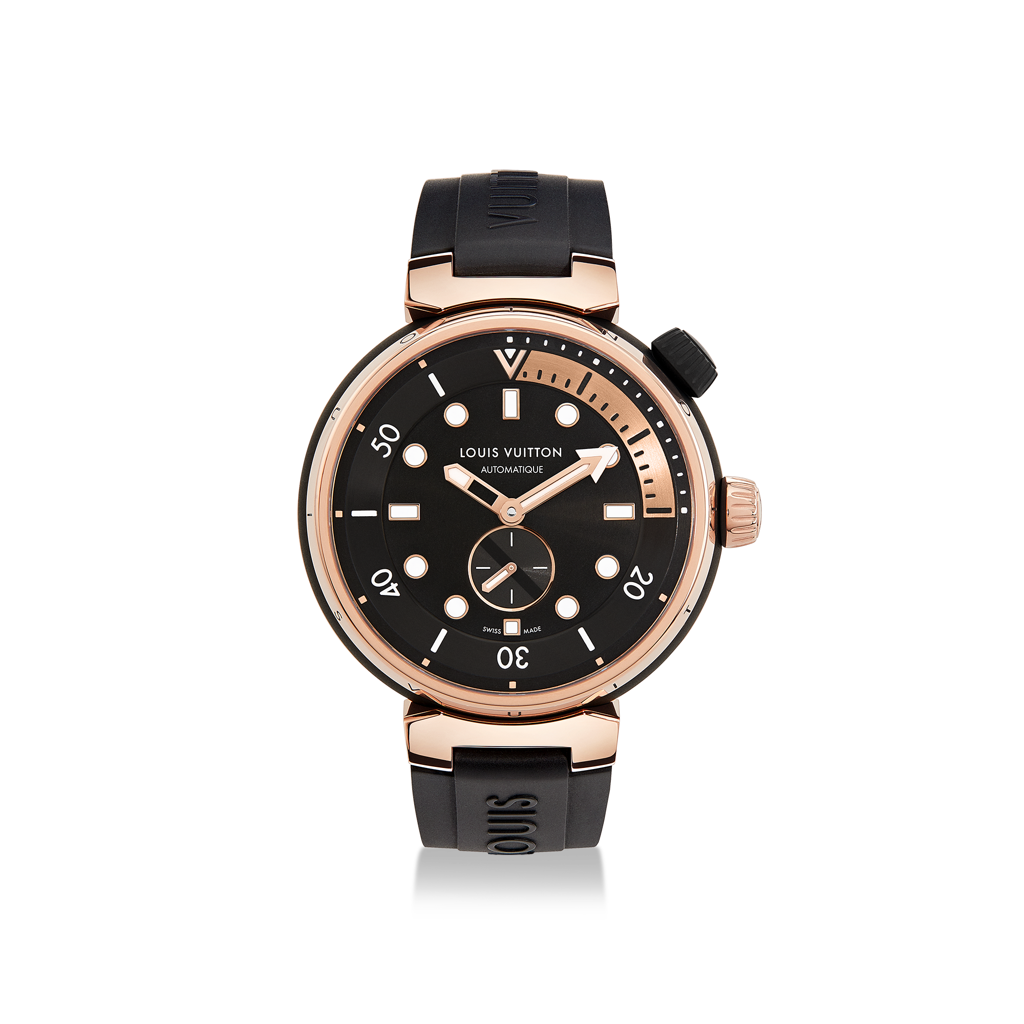 Tambour Street Diver, Automatic, 44mm, Steel and pink gold  in Watches