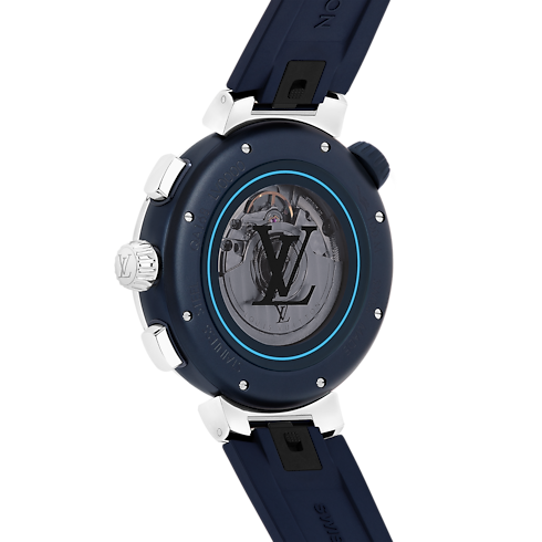 Tambour Street Diver Chronograph, automatic, 46mm, steel in Watches's All Watches } collections by Louis Vuitton (Product zoom)