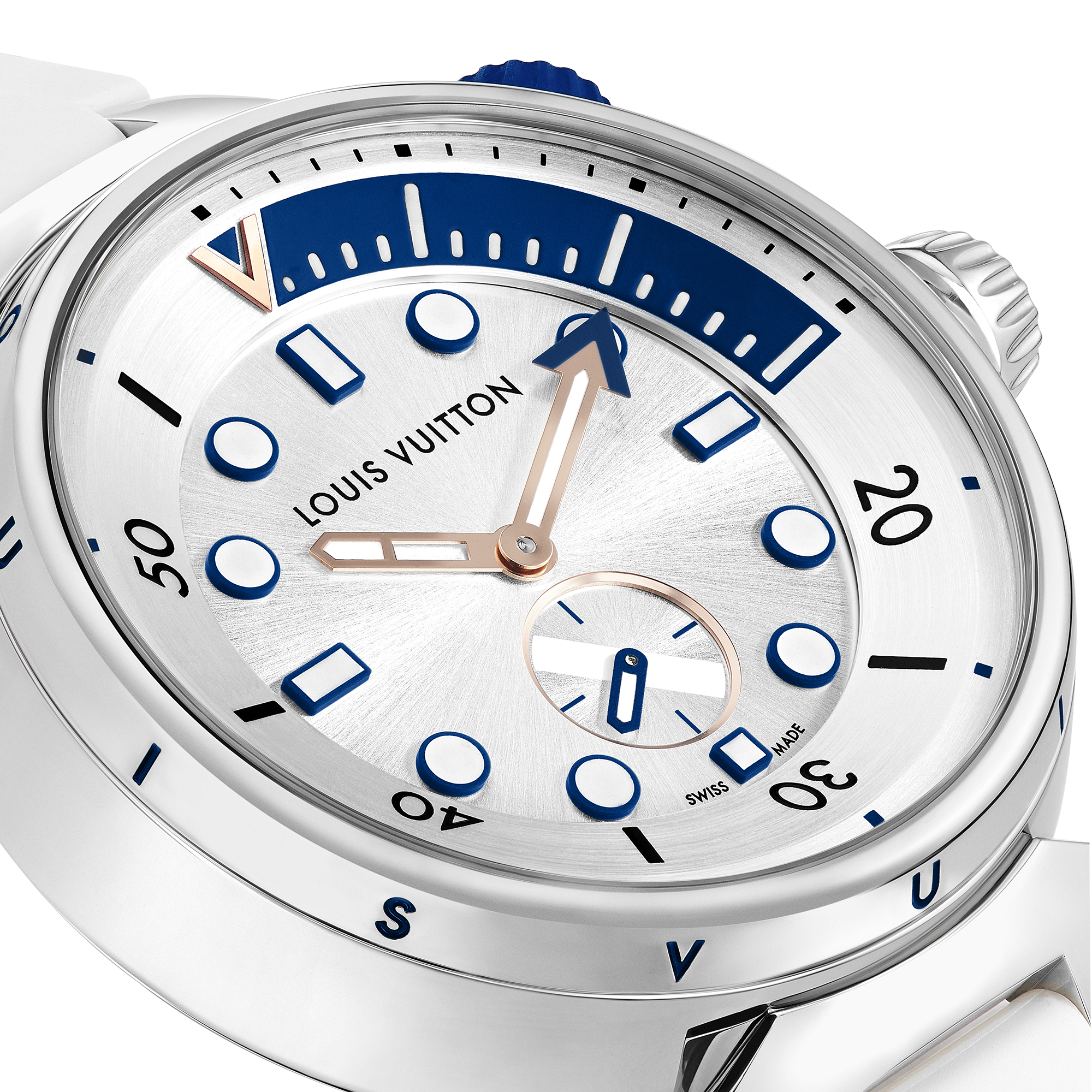 Tambour Street Diver, quartz, 39.5mm, steel  in Watches
