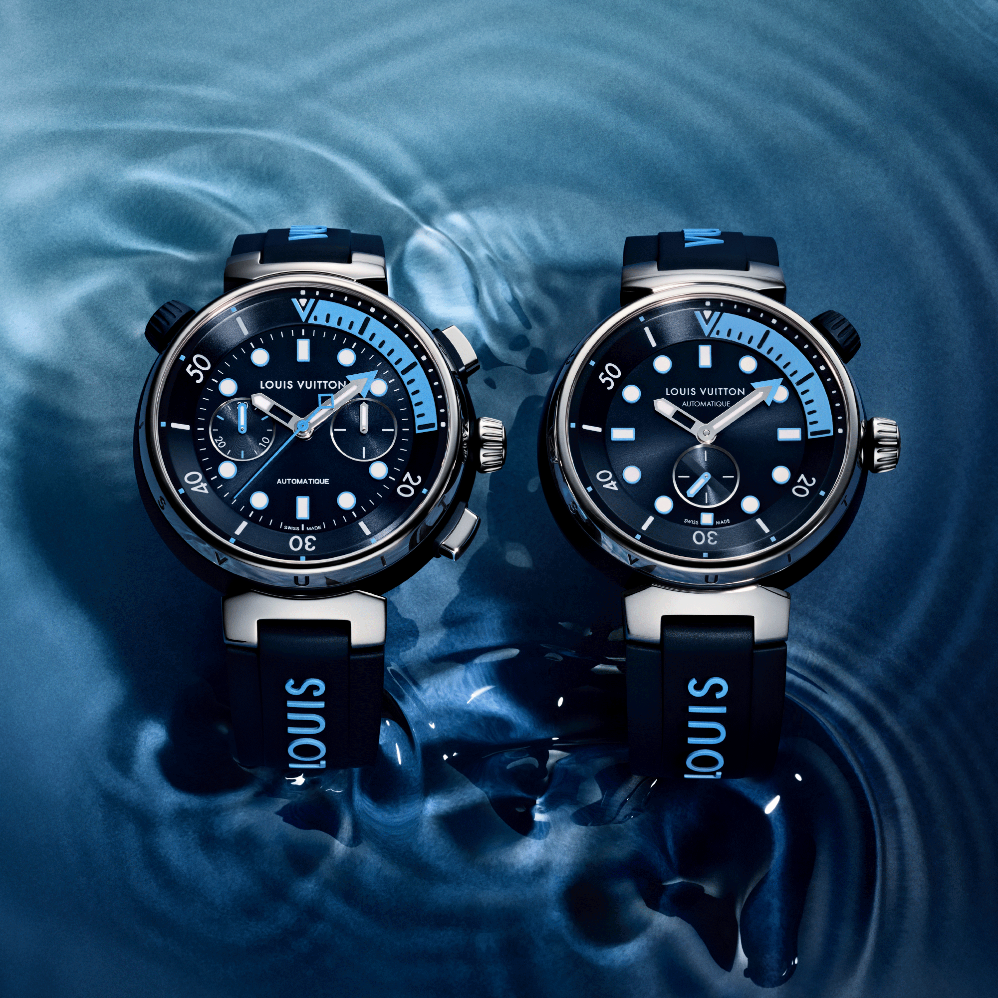 Tambour Street Diver, quartz, 39.5mm, steel - All Watches
