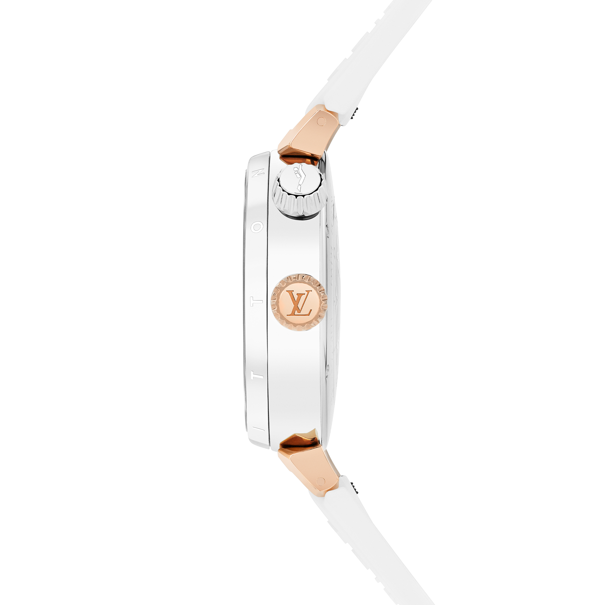 Tambour Street Diver, Quartz, 39.5mm, Steel and Rose Gold  in Watches