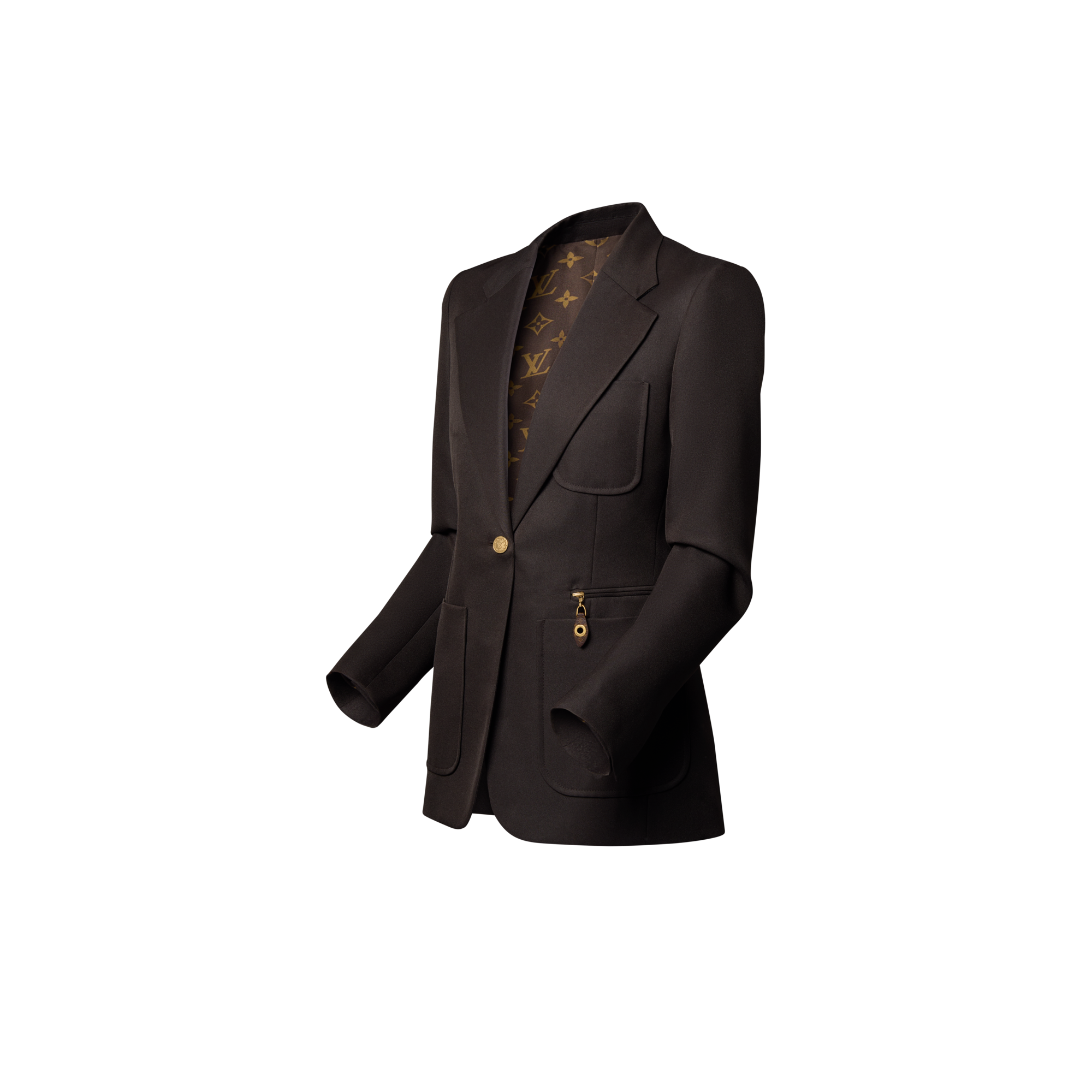 Technical Gabardine Preppy Blazer  in Women