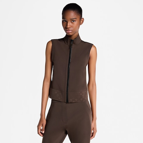Technical Jersey Zip-Up Gilet in Women's Ready-to-Wear Tops collections by Louis Vuitton (Product zoom)