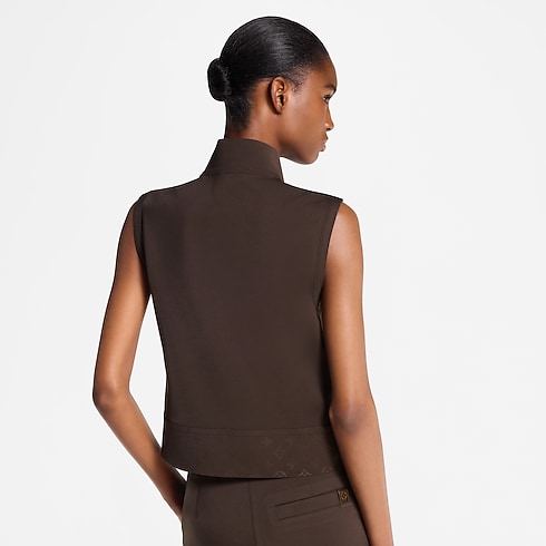 Technical Jersey Zip-Up Gilet in Women's Ready-to-Wear Tops collections by Louis Vuitton (Product zoom)