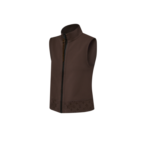 Technical Jersey Zip-Up Gilet in Women's Ready-to-Wear Tops collections by Louis Vuitton (Product zoom)