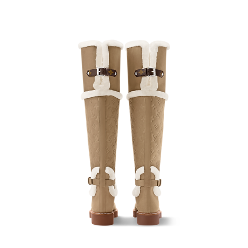 Territory Flat Thigh Boot in Women's Shoes Boots and Ankle Boots collections by Louis Vuitton (Product zoom)