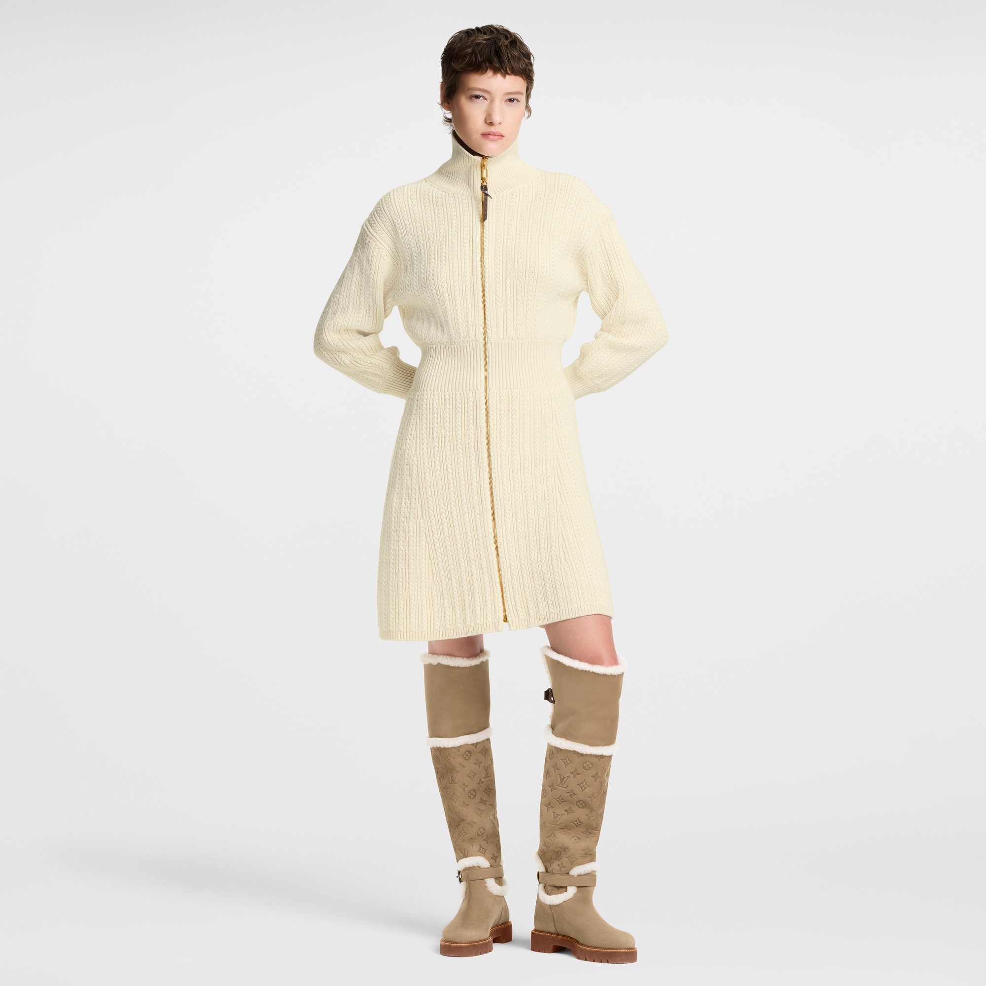 Territory Flat Thigh Boot  in Women