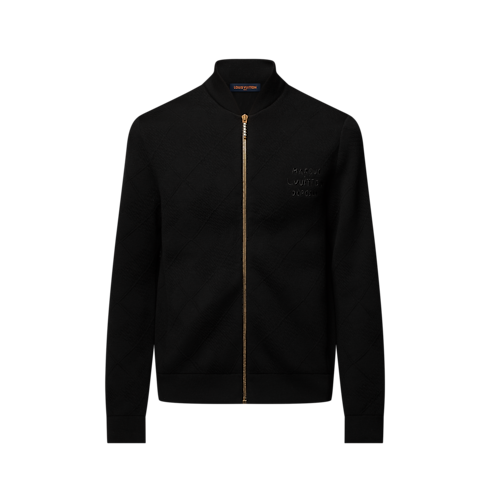 Textured Knit Wool-Blend Blouson in Men's Ready-to-Wear All Ready-to-Wear collections by Louis Vuitton (Product zoom)