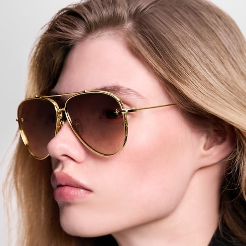 The LV Pilot Sunglasses S00 in Women's Accessories Sunglasses collections by Louis Vuitton (Product zoom)