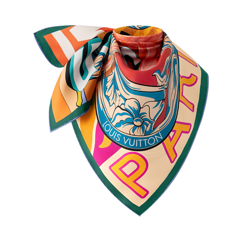 Through The Window Square 90 S00 in Women's Accessories Silk Squares and Bandeaux collections by Louis Vuitton (Product zoom)